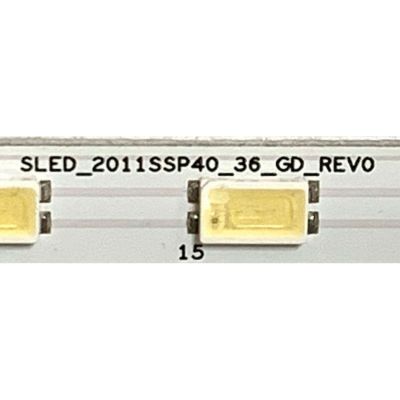BARRAS DE LED PARA TV SHARP ( 2 PZ ) / NUMERO DE PARTE SLED-2011SSP40-36-GD-REV0 / GA0321 / PANEL LK400D3GW80Z / MODELO LC-40LE830U - Imagen 2
