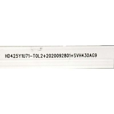 KIT DE LED'S PARA TV HISENSE ((3 PIEZAS)) / NUMERO DE PARTE CRH-BXBT43Y13030080309UREV1.0 / HD425Y1U71-T0L2+2020092801+SVH430AG9 / 26241700 / 1252536 / PANEL HD425Y1U71-T0L2 / DISPLAY HV430QUB-F70 / MODELOS 43A6H / 43A6G / 43A68G / 43A6GX3 / 43C350KU - Imagen 2
