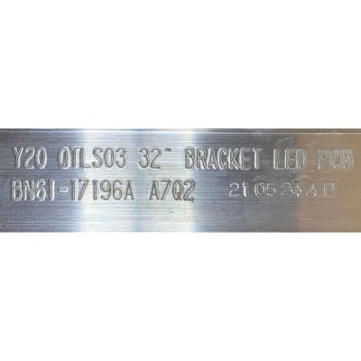 BARRA DE LED ( 1 PZ ) PARA TV SAMSUNG / NUMERO DE PARTE BN96-51234A / BN61-17196A / A7Q2 / 210524A / LM41-00992A / MODELO QN32LS03TBFXZA BA01 / QN32LS03TBFXZA BG04 / QN32LS03TBPXPA - Imagen 2