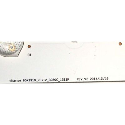 KIT DE LEDS PARA TV SHARP / HISENSE ( 20 PZ ) / NUMERO DE PARTE 1144082 HISENSE_65XT910_20X12_3030C_1S12P / E227809 / 224G177 / MODELO LC-65N9000U / 65H10B - Imagen 3