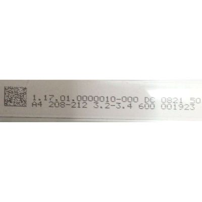 KIT DE LED'S PARA TV SCEPTRE (5 PIEZAS) / NUMERO DE PARTE MS-L2221 V2 / MS-L2221 / 1.17.01.0000010-000 / E78030 / PANEL DXCV500U1-T01-V03 / DISPLAY CC500PV7D VER.02 / MODELOS W50 TBTV58HA / W50 U515CV-UMKR / W50 U515CV-UMS / W50 U515CV-U - Imagen 2