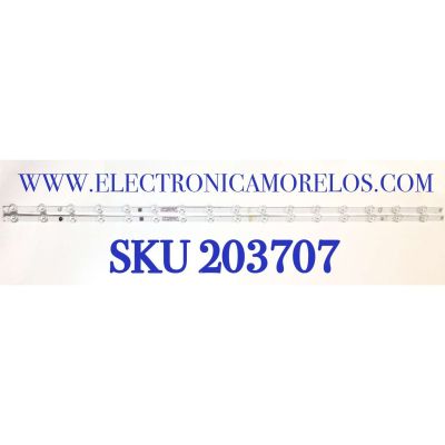 KIT DE LED´S PARA TV VIZIO ((2 PIEZAS)) / NUMERO DE PARTE LBM500M1601-ABE-1 / LBM500M1601-ABE-1(HF)(O) / 210BZ16D0B33LBL00E / PANEL TPT500WR-PV5D.Q / DISPLAY CC500PV5D VER.20 / MODELO V505-J01 / V505-J01 LTYUE8LX / V505-J01 LTPUE8LX