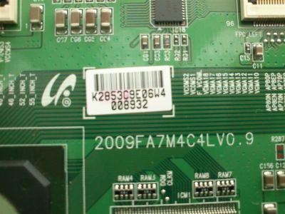 T-CON / SAMSUNG LJ94-02853C / 2009FA7M4C4LV0.9 / BN81-02358A / MODELO UN46B7100WFXZA - Imagen 2